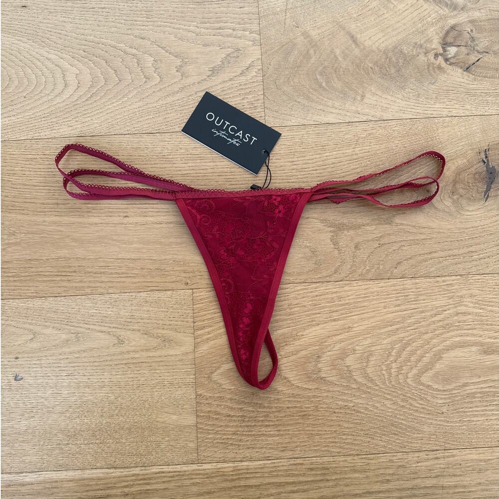 Outcast Clothing - Temptation Thong in Red